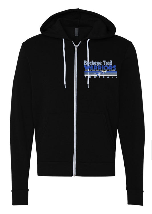 BELLA + CANVAS Unisex Sponge Fleece Full-Zip Hoodie Sweatshirt