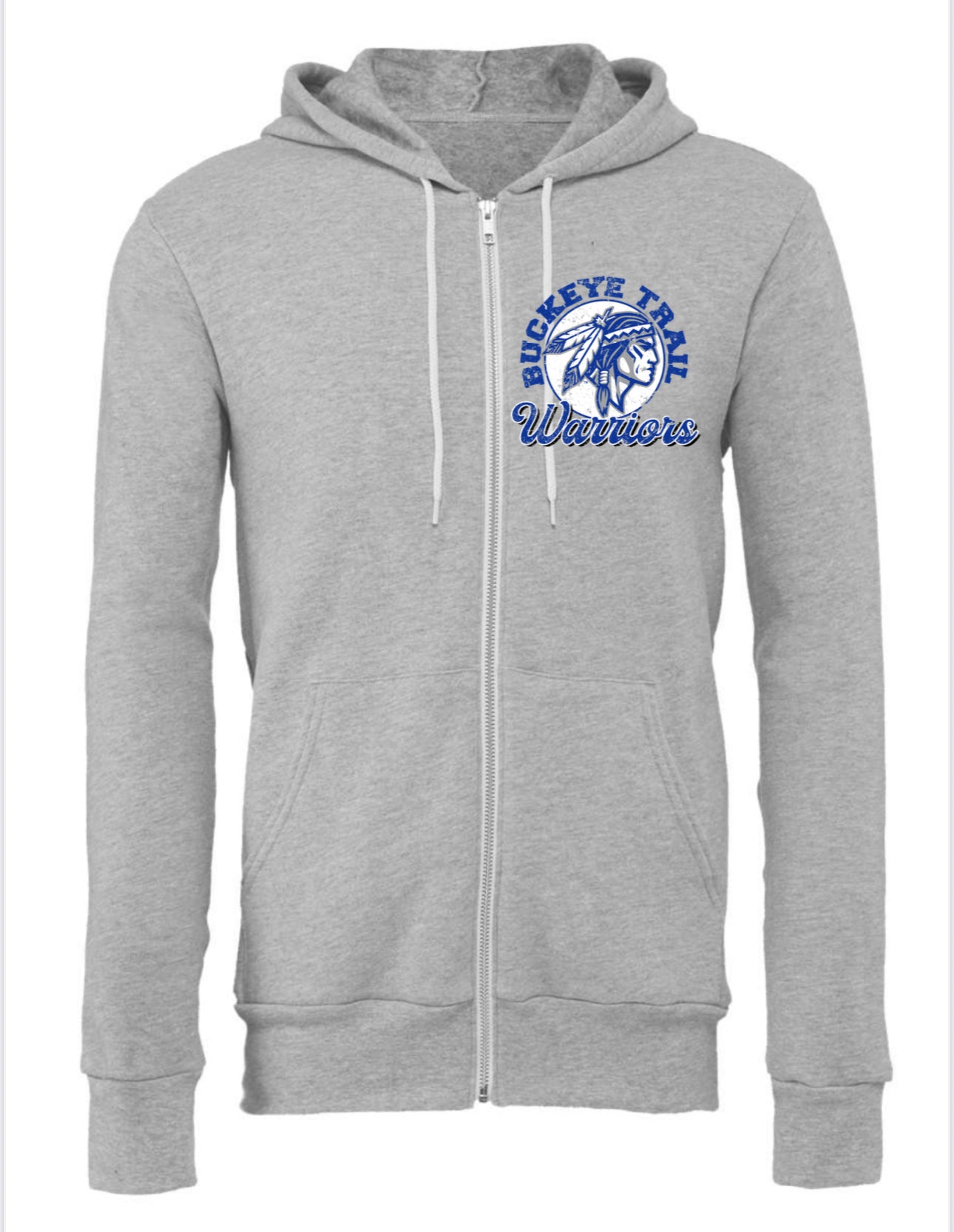 BELLA + CANVAS Unisex Sponge Fleece Full-Zip Hoodie Sweatshirt