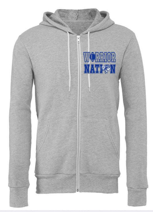 BELLA + CANVAS Unisex Sponge Fleece Full-Zip Hoodie Sweatshirt