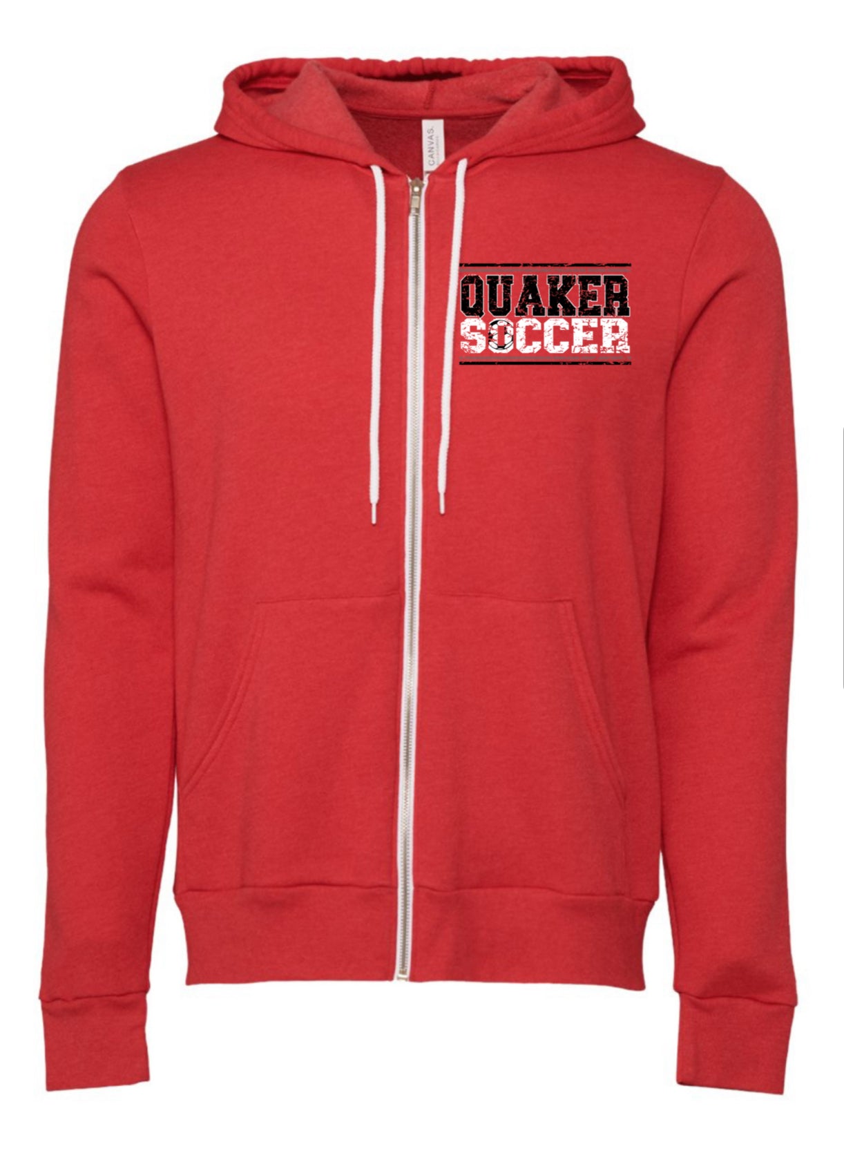 BELLA + CANVAS Unisex Sponge Fleece Full-Zip Hoodie Sweatshirt