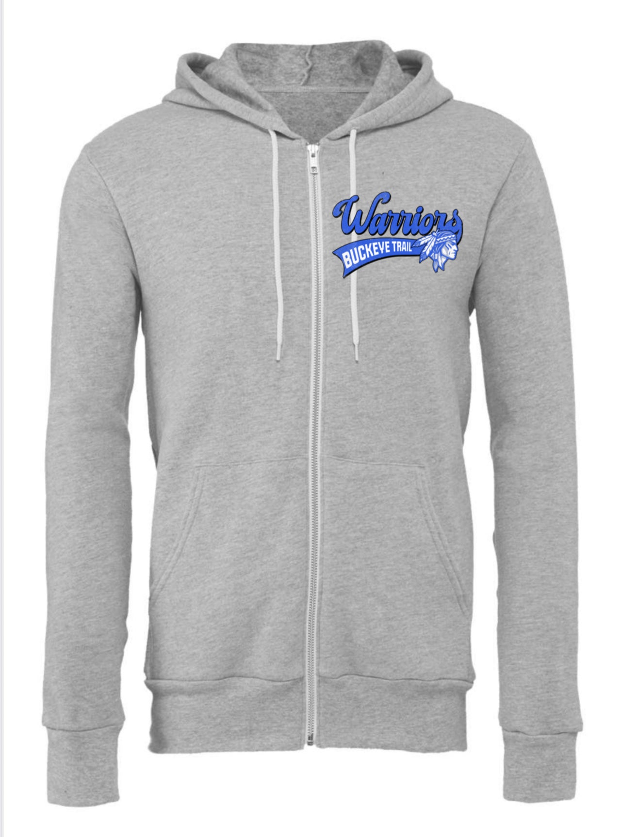 BELLA + CANVAS Unisex Sponge Fleece Full-Zip Hoodie Sweatshirt