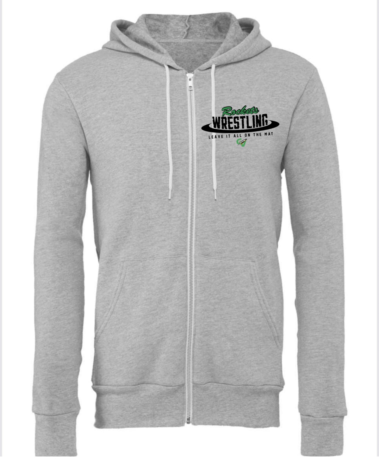 BELLA + CANVAS Unisex Sponge Fleece Full-Zip Hoodie Sweatshirt