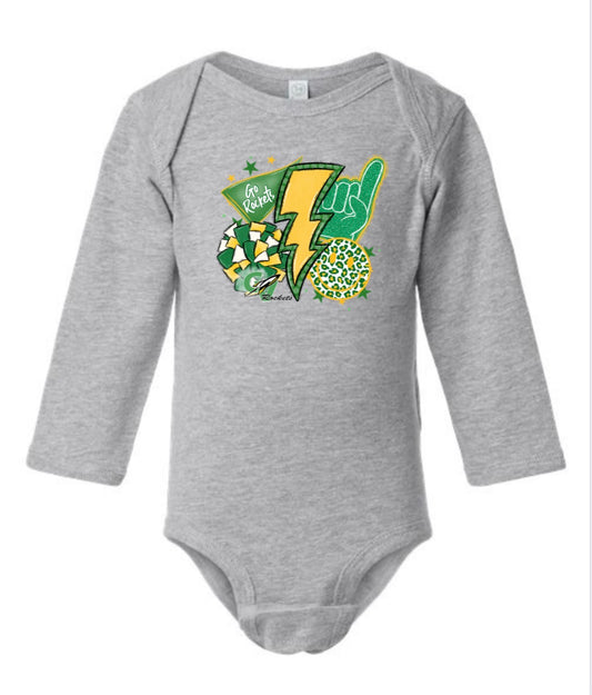 Rabbit Skins Infant Fine Jersey Long Sleeve Bodysuit